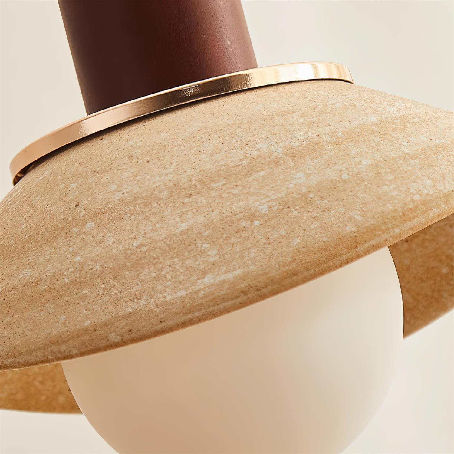 Legro Pendant Lamp Textured Rustic Organic