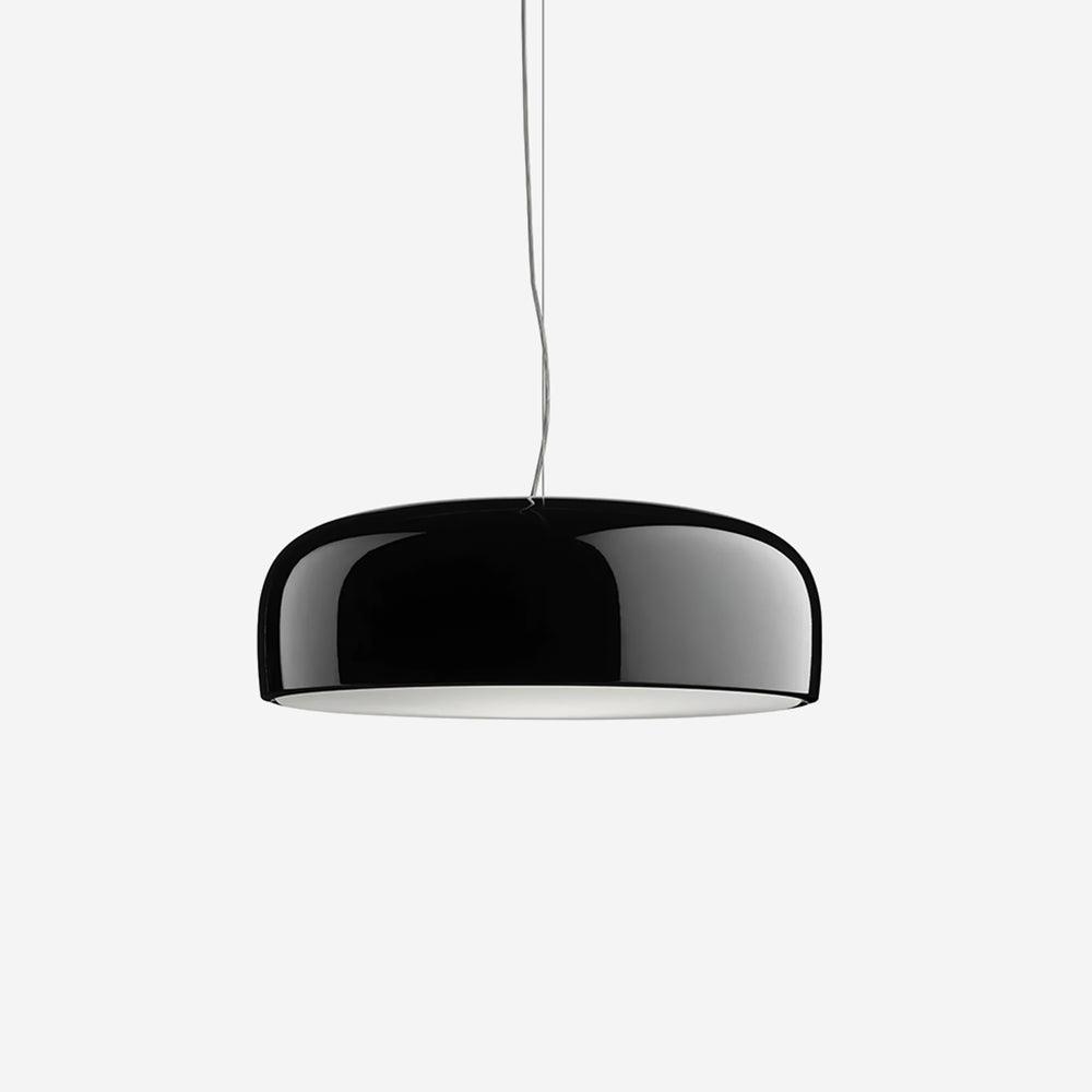 Letifly Pendant Lamp Glossy Black Dome
