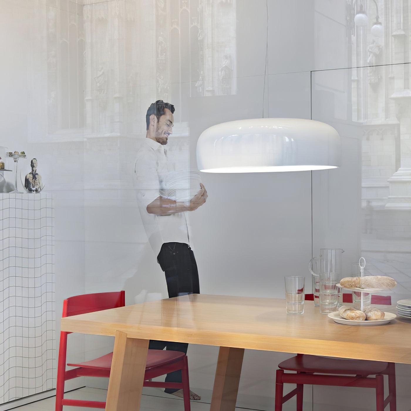 Letifly Pendant Lamp Glossy Black Dome