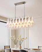 Elizabeth  Murano Chandelier Rectangular