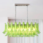 Elizabeth  Murano Chandelier Rectangular