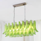 Elizabeth  Murano Chandelier Rectangular
