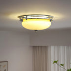 Ceiling Light Canopy and Glass Shade Classic Round Modern