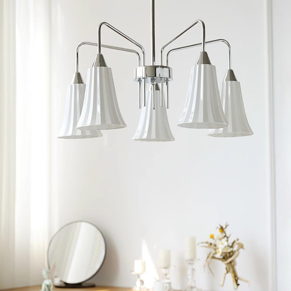Lenore Timeless Ceramic Elegant Chandelier