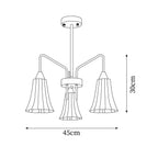 Lenore Timeless Ceramic Elegant Chandelier
