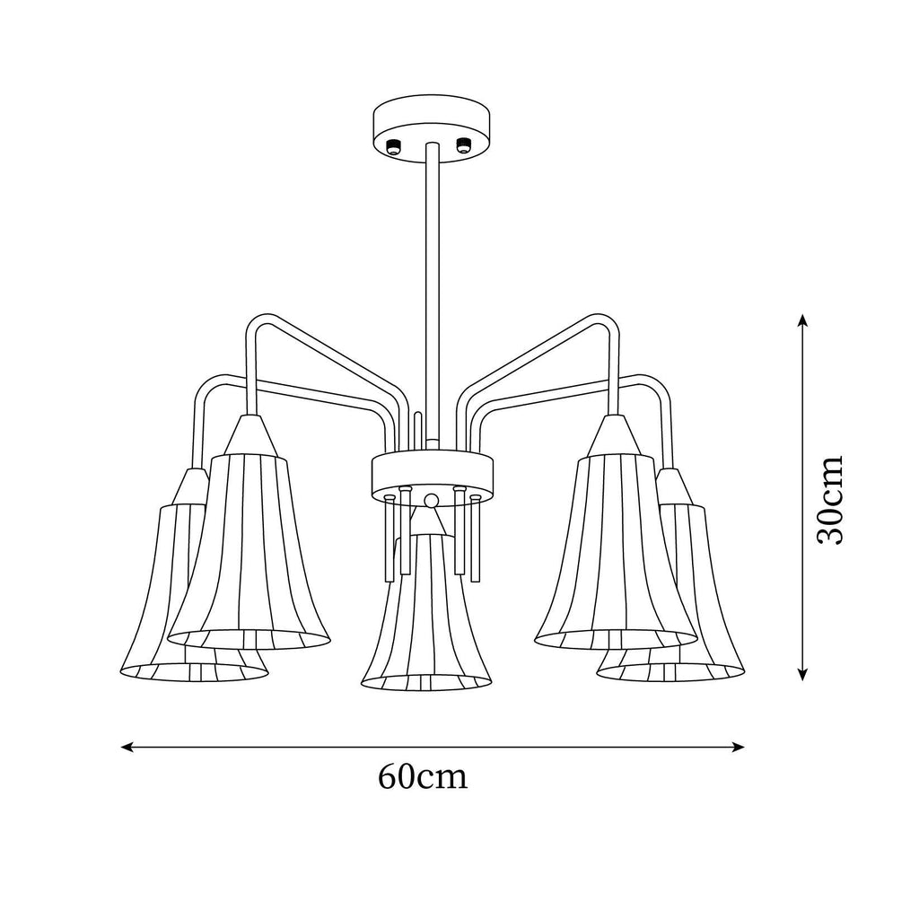 Lenore Timeless Ceramic Elegant Chandelier
