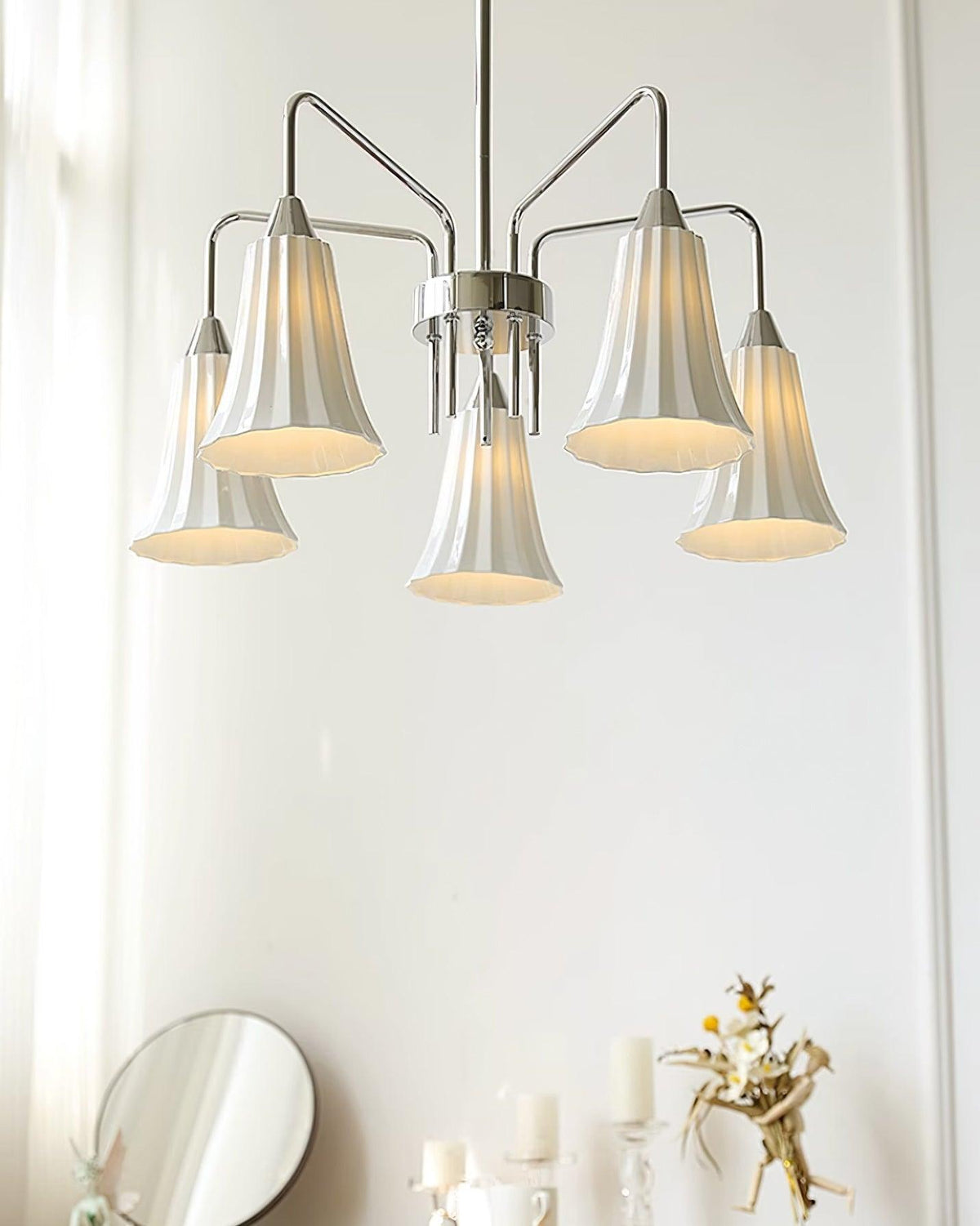 Lenore Timeless Ceramic Elegant Chandelier