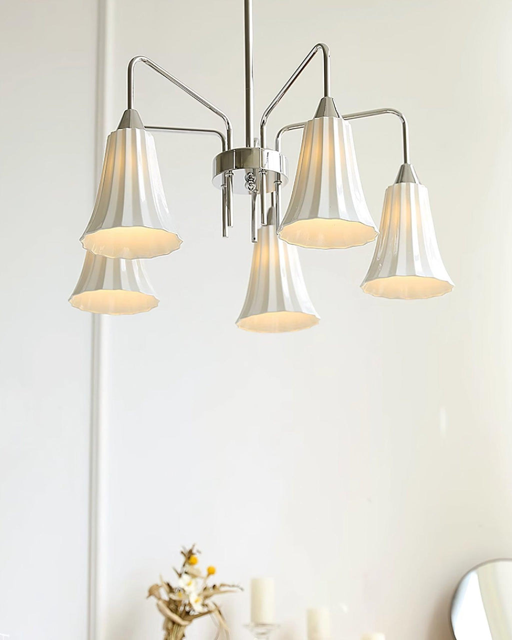 Lenore Timeless Ceramic Elegant Chandelier