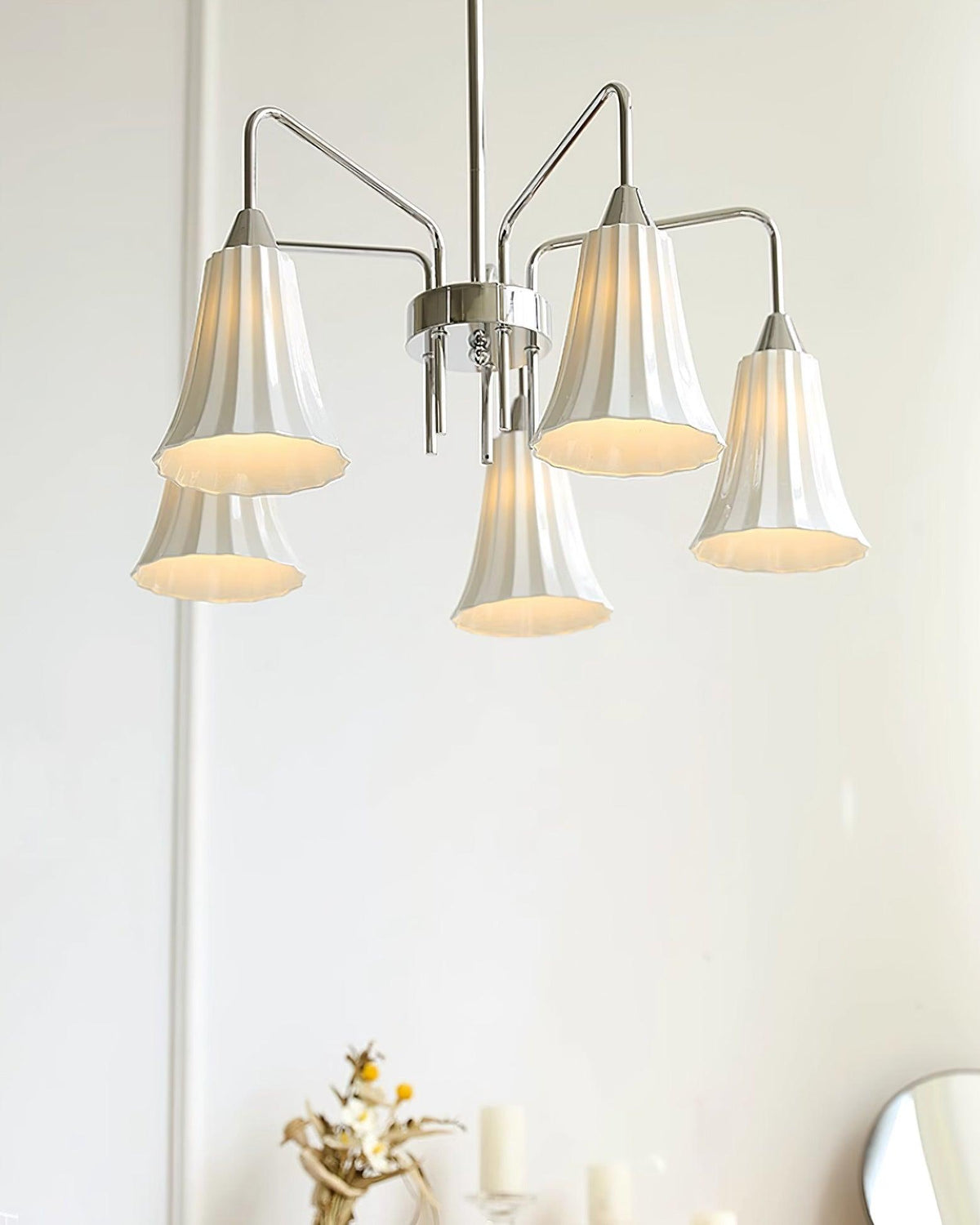 Lenore Timeless Ceramic Elegant Chandelier