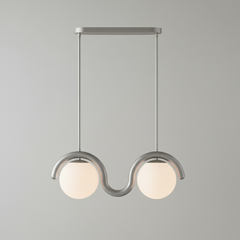 Aria Modern Metal Glass Linear Chandelier - image 45
