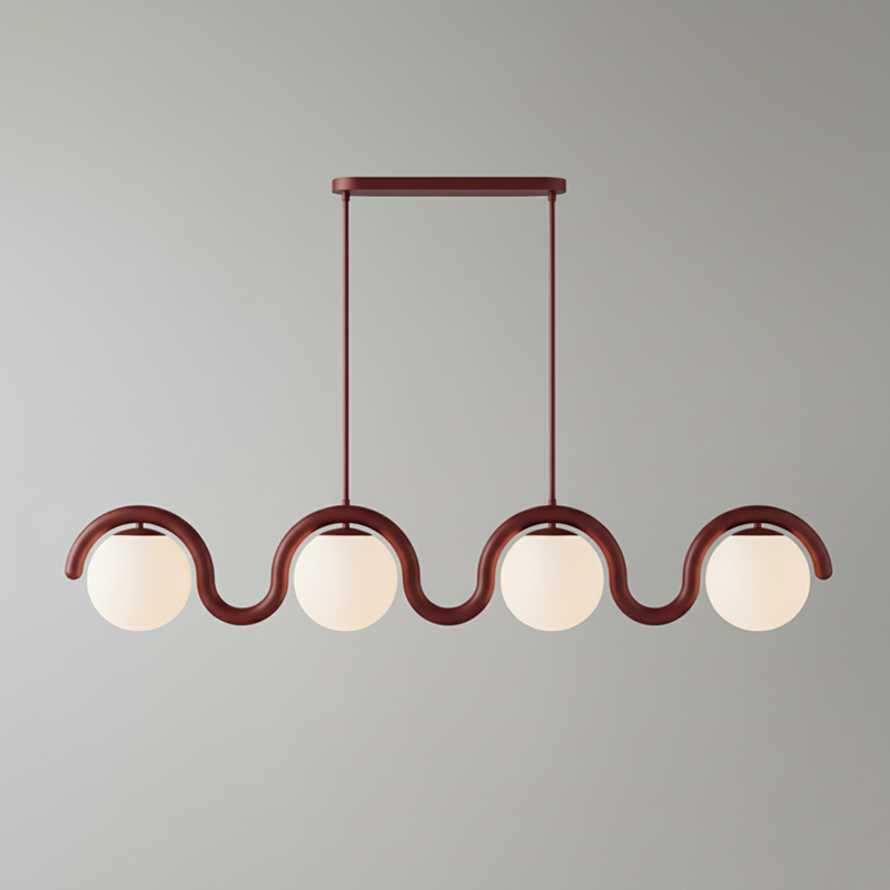 Aria Modern Metal Glass Linear Chandelier - image 31