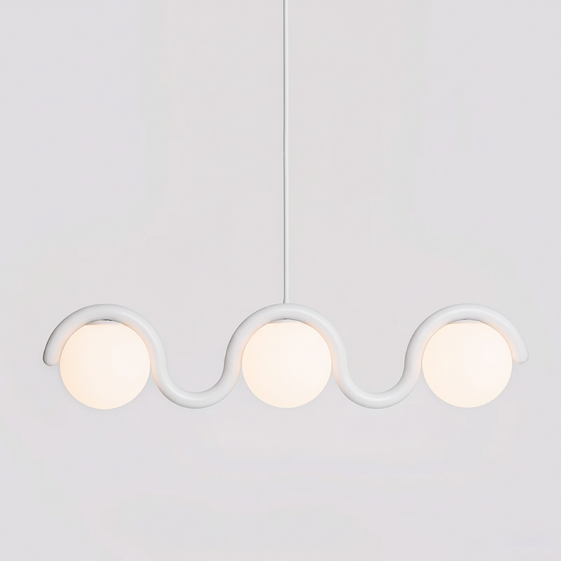 Aria Modern Metal Glass Linear Chandelier - image 32