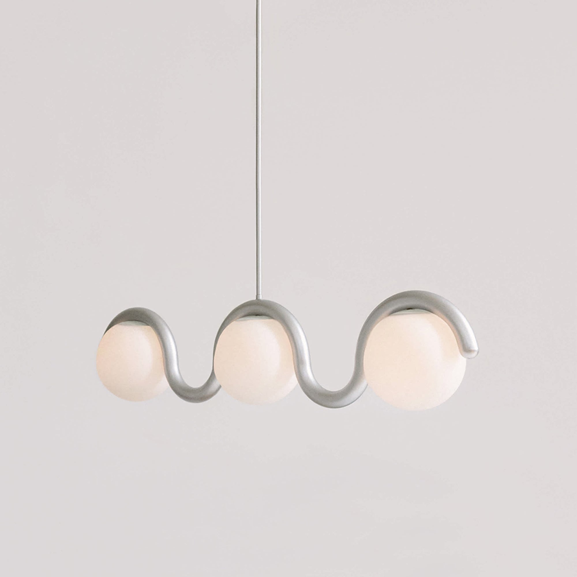 Aria Modern Metal Glass Linear Chandelier - image 13