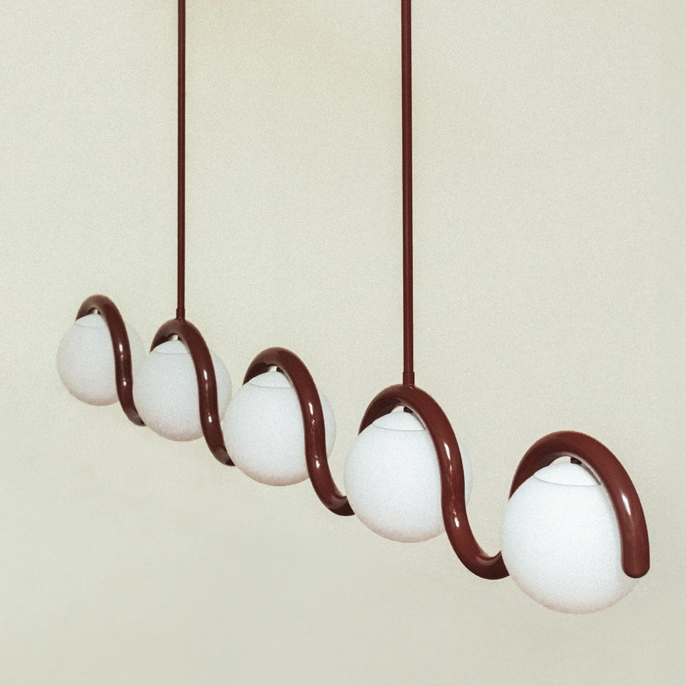Aria Modern Metal Glass Linear Chandelier - image 16