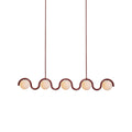 Citheis Individual Creativity Linear Glass Chandelier