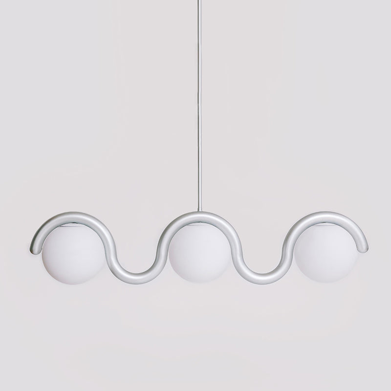 Aria Modern Metal Glass Linear Chandelier - image 11