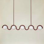 Aria Modern Metal Glass Linear Chandelier - image 15