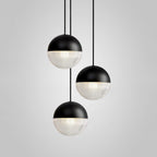 Solara Pendant Lamp Brass Glass Modern