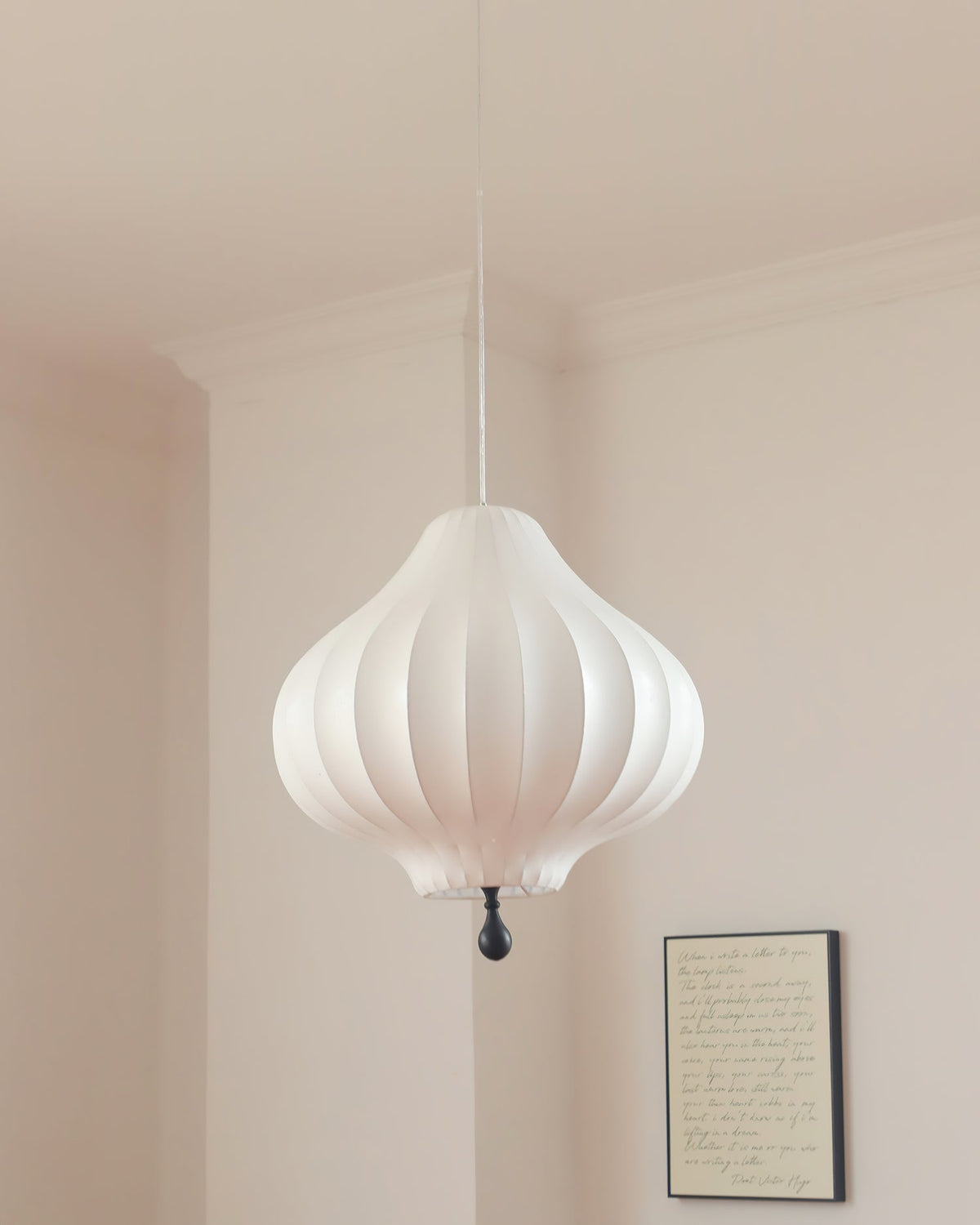 Leocadia Pendant Lamp Curved Lantern Organic