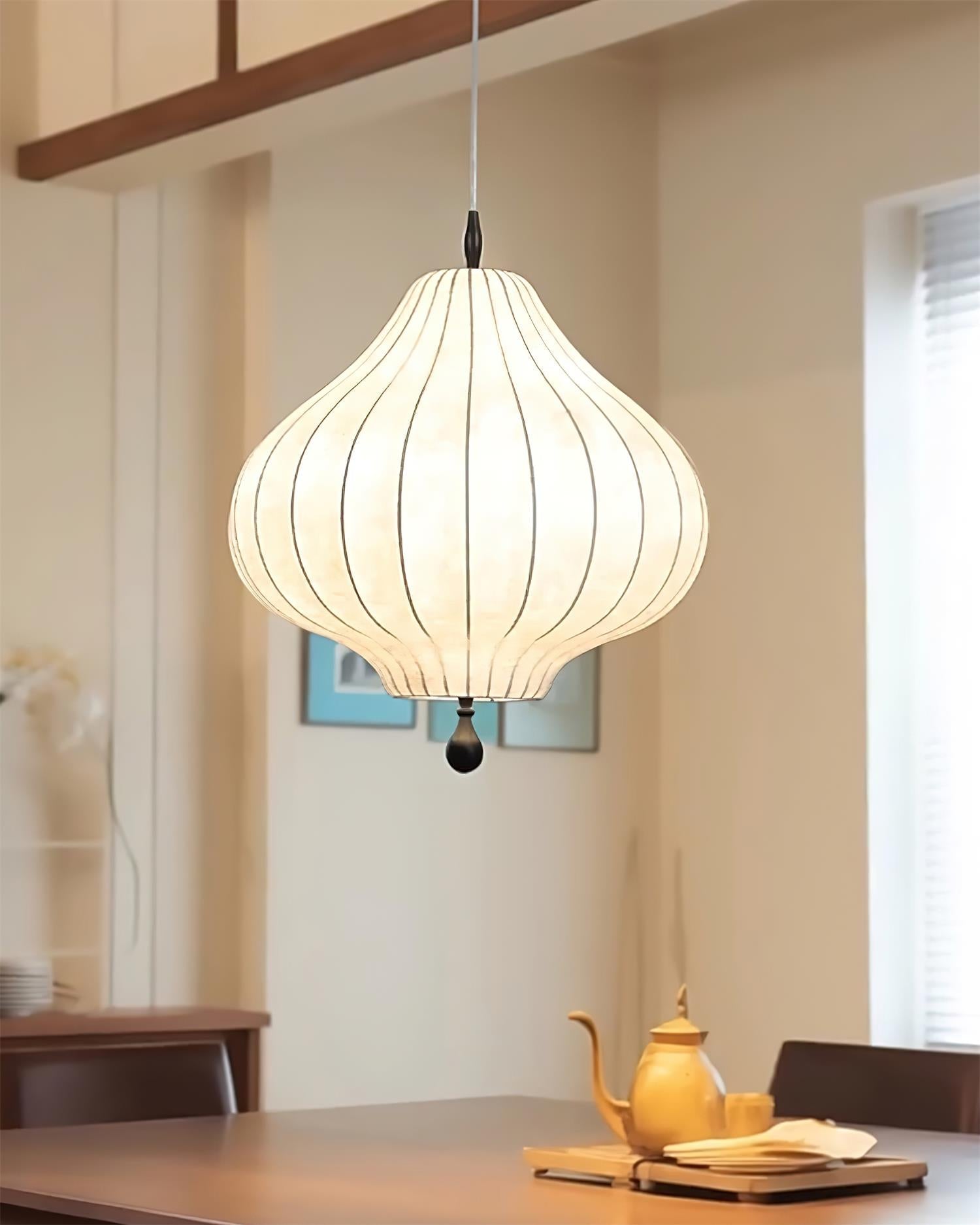 Leocadia Pendant Lamp Curved Lantern Organic