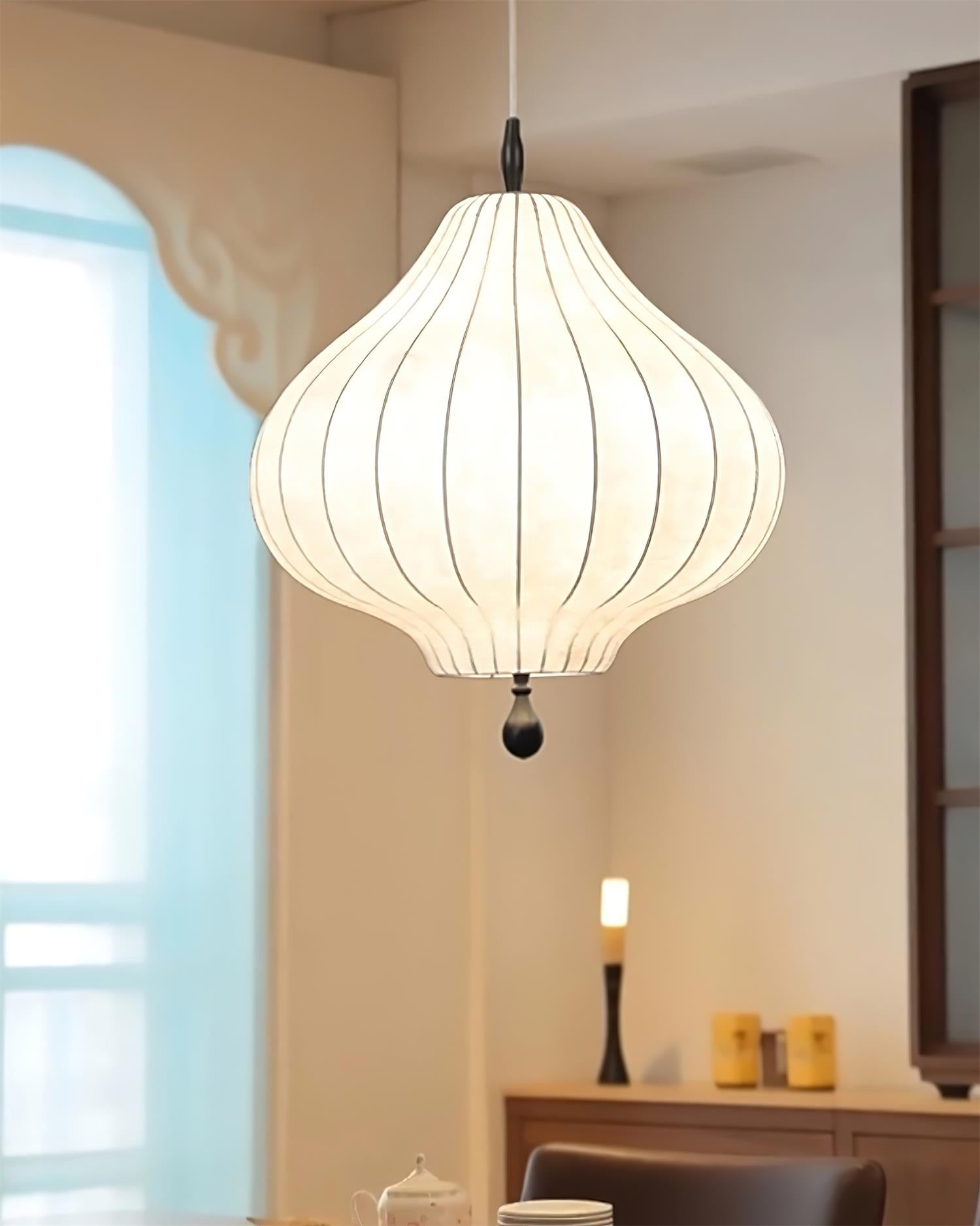 Leocadia Pendant Lamp Curved Lantern Organic
