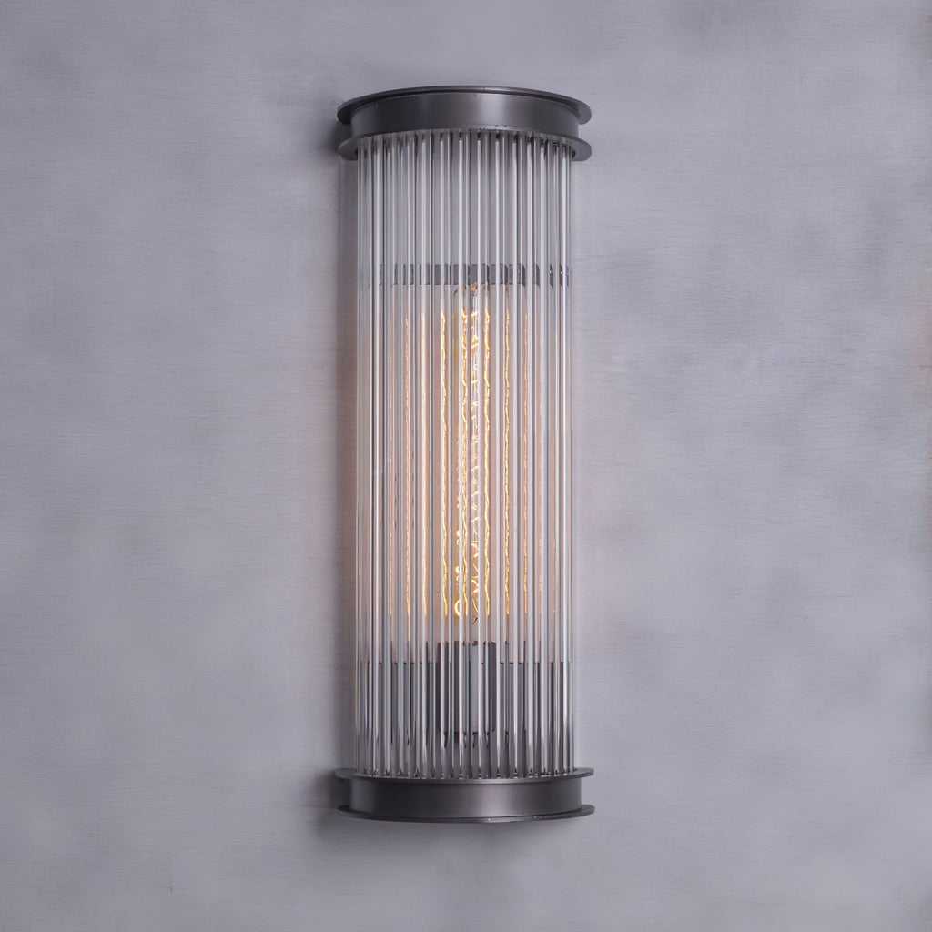 Armarila Vintage Industrial Crystal Wall Lamp