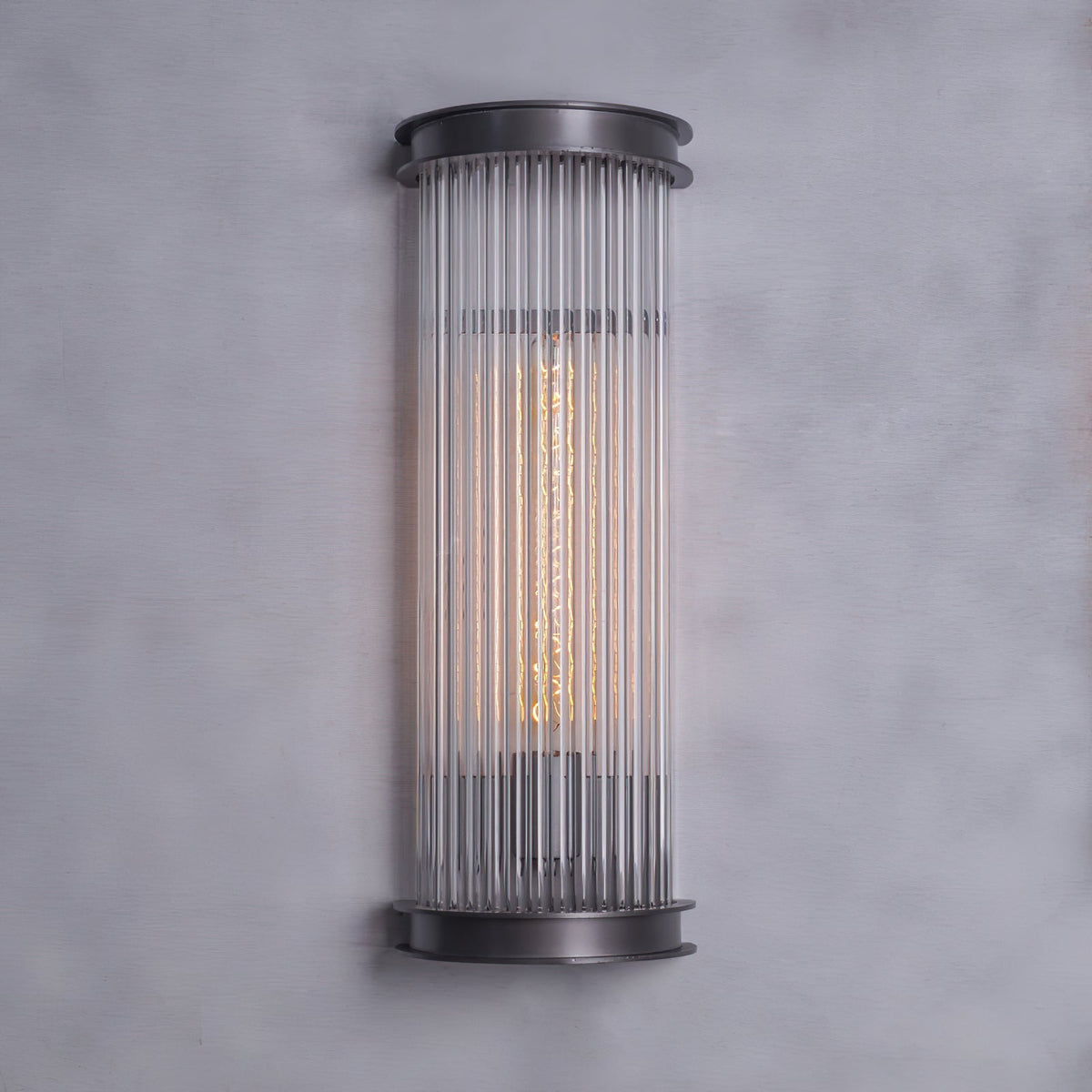 Armarila Vintage Industrial Crystal Wall Lamp