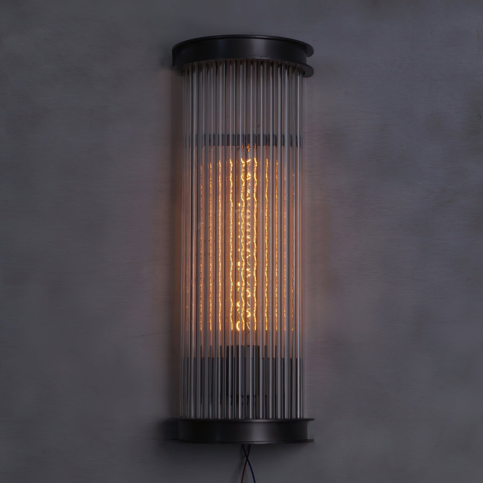 Armarila Vintage Industrial Crystal Wall Lamp