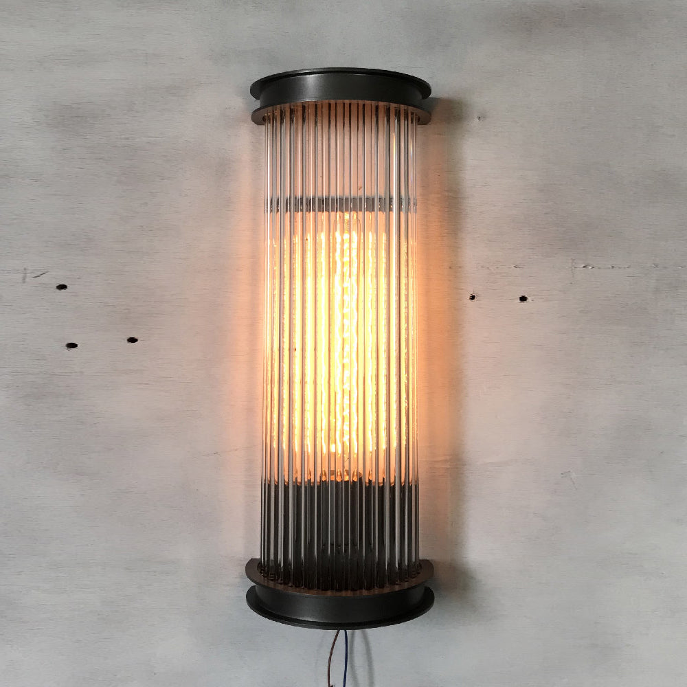 Armarila Vintage Industrial Crystal Wall Lamp