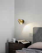 Fighter Modern Minimalist Gold Wall Lamp