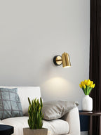 Fighter Modern Minimalist Gold Wall Lamp
