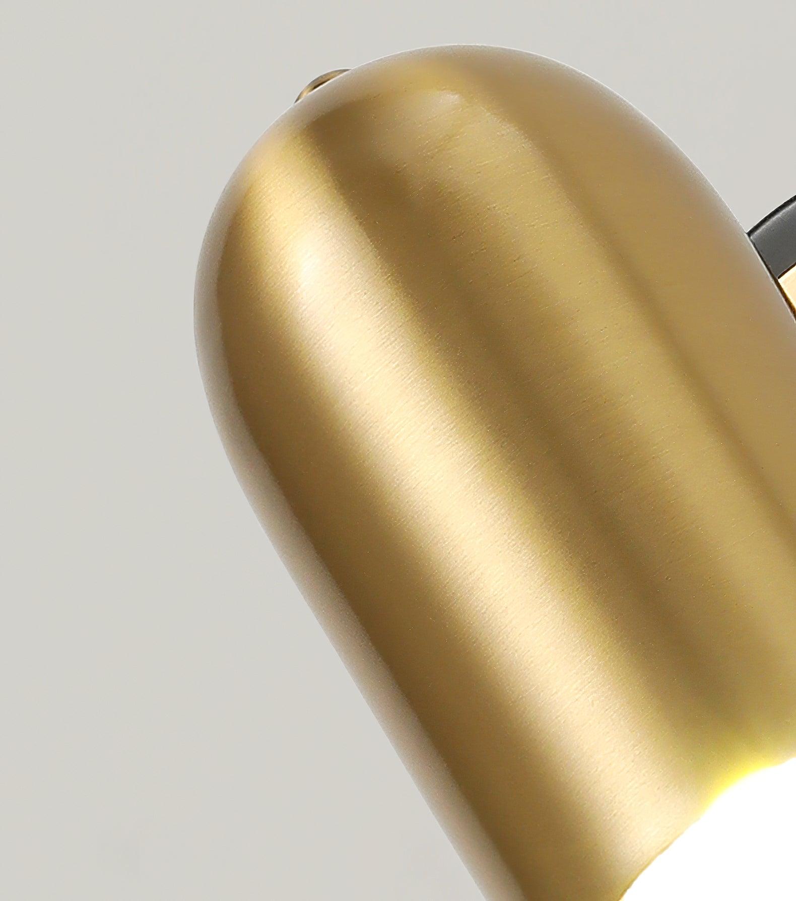 Fighter Modern Minimalist Gold Wall Lamp
