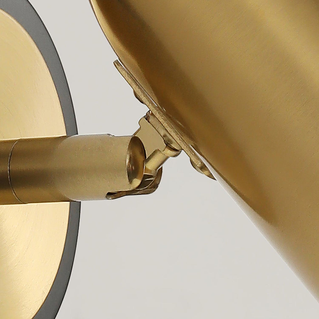 Fighter Modern Minimalist Gold Wall Lamp