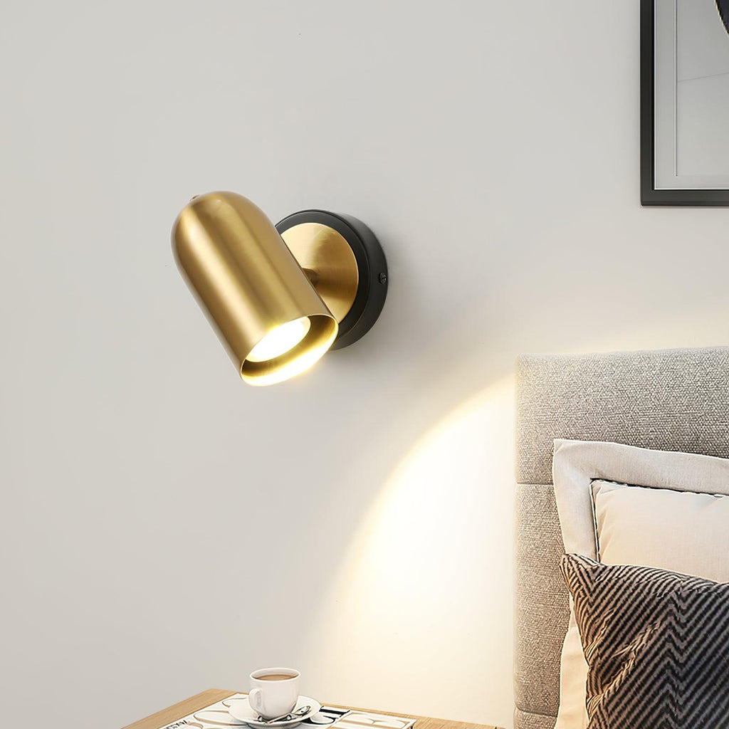 Fighter Modern Minimalist Gold Wall Lamp