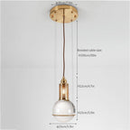 Solara Pendant Light Crystal Adjustable