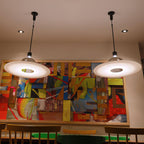 Coley Pendant Lamp Disc Shade Modern Dining Room