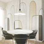 Coley Pendant Lamp Disc Shade Modern Dining Room