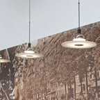 Coley Pendant Lamp Disc Shade Modern Dining Room