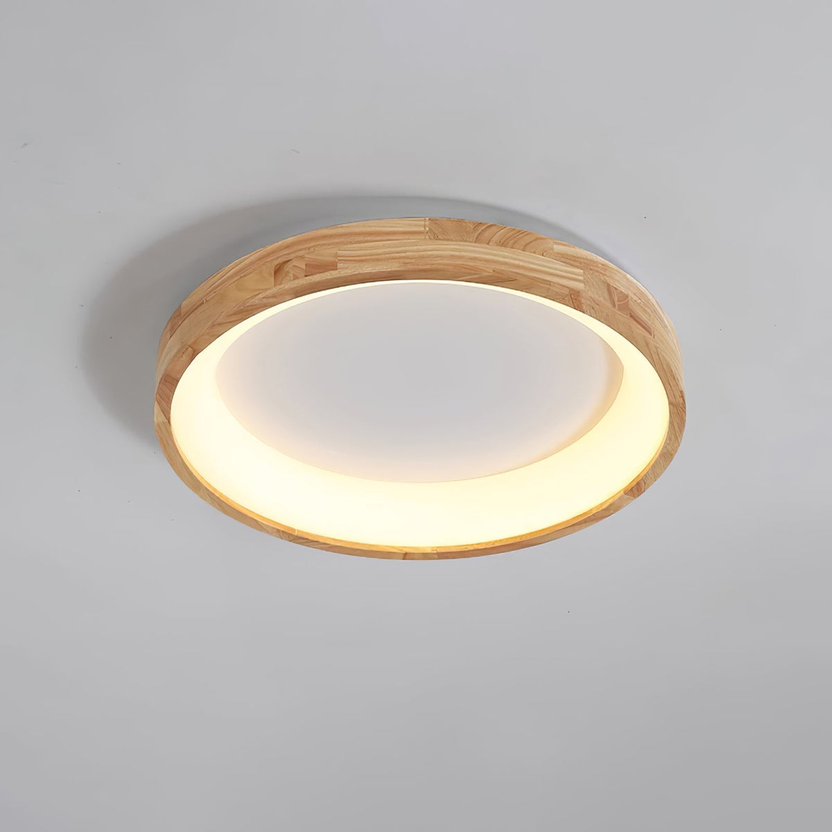 Uphae Modern Minimalist Square Wood Ceiling Light