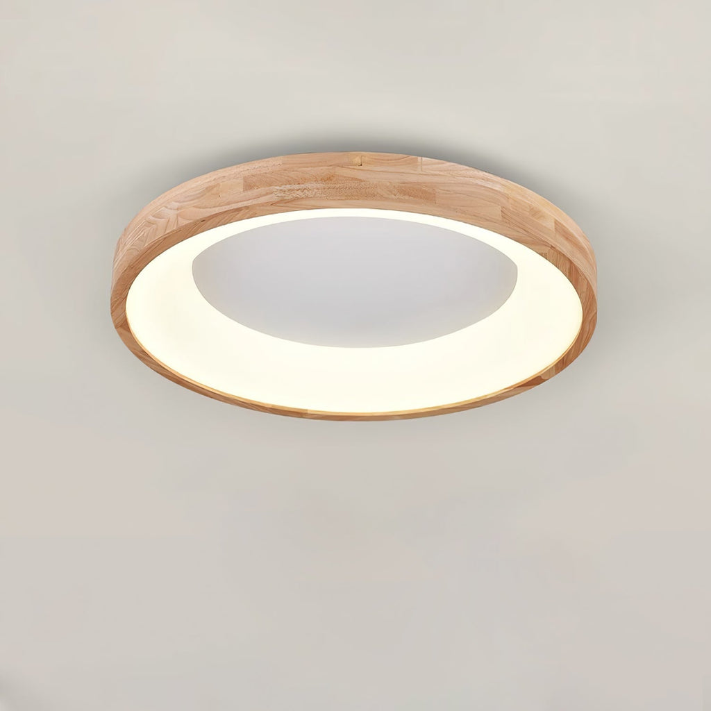 Uphae Modern Minimalist Square Wood Ceiling Light
