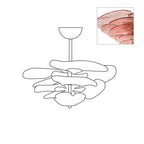 Aurora Chandelier Gold Murano Glass Petal Luxury