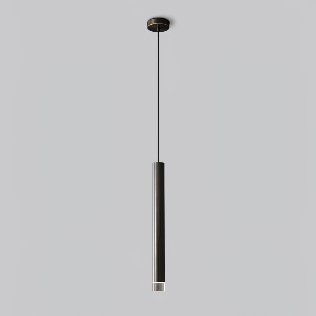 Cetheel Modern Minimalist Brass Plastic Pendant Light