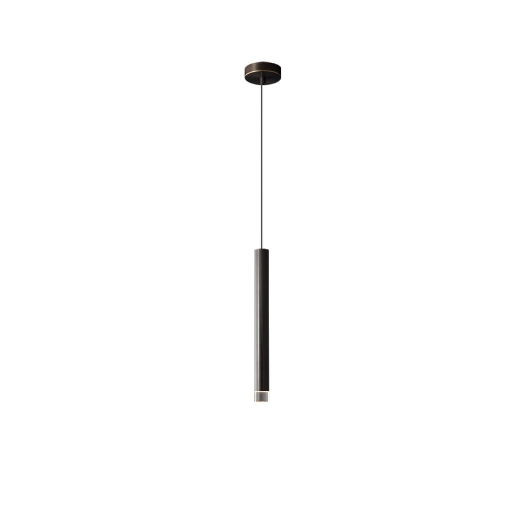 Cetheel Modern Minimalist Brass Plastic Pendant Light