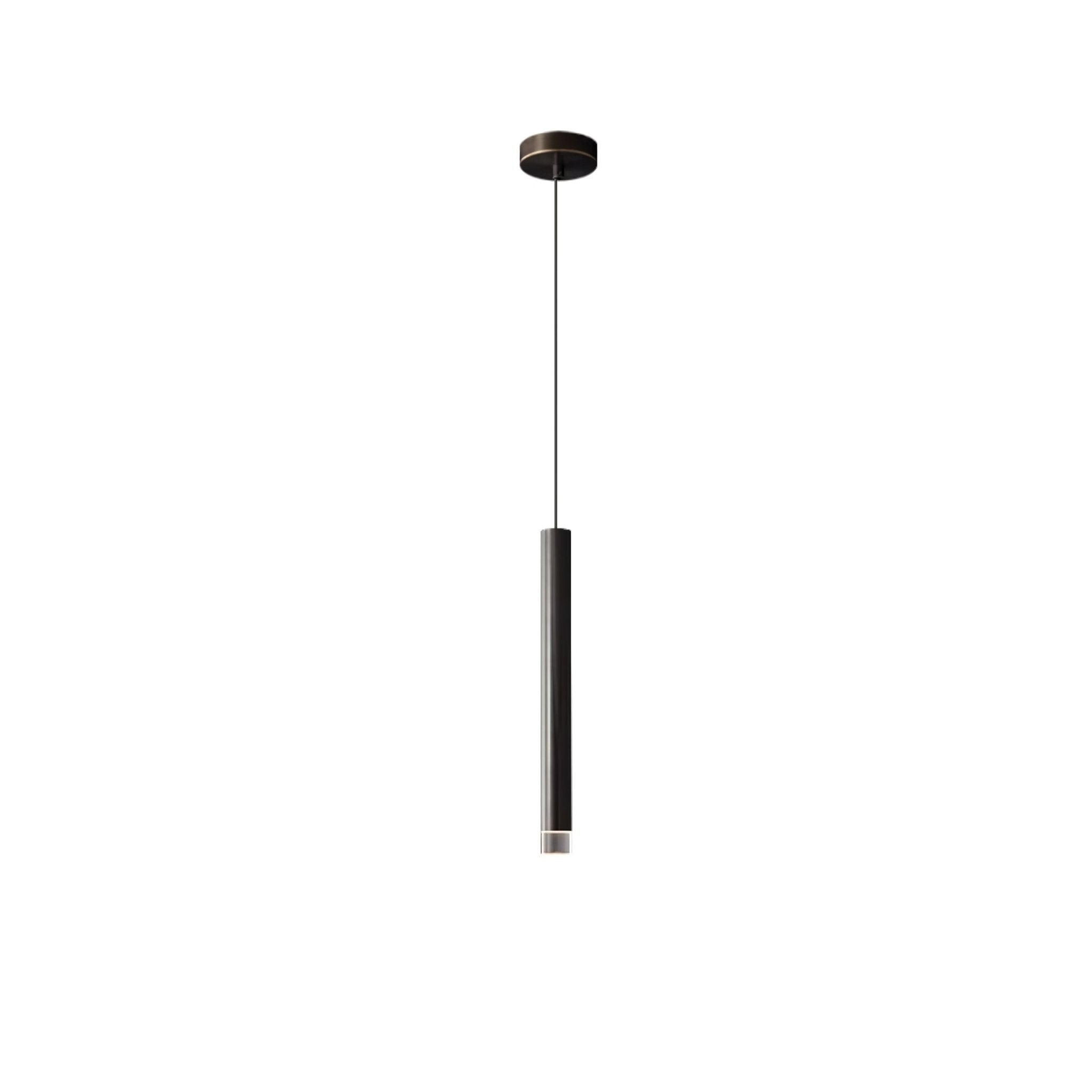 Cetheel Modern Minimalist Brass Plastic Pendant Light
