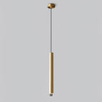Cetheel Modern Minimalist Brass Plastic Pendant Light