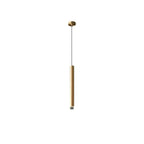 Cetheel Modern Minimalist Brass Plastic Pendant Light
