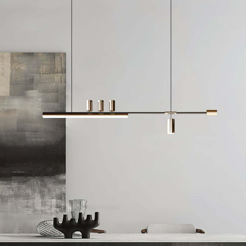 Emirel Modern Minimalist Linear Island Pendant Lamp