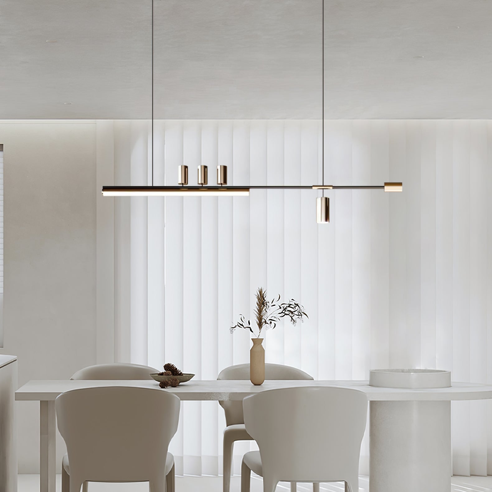 Emirel Modern Minimalist Linear Island Pendant Lamp