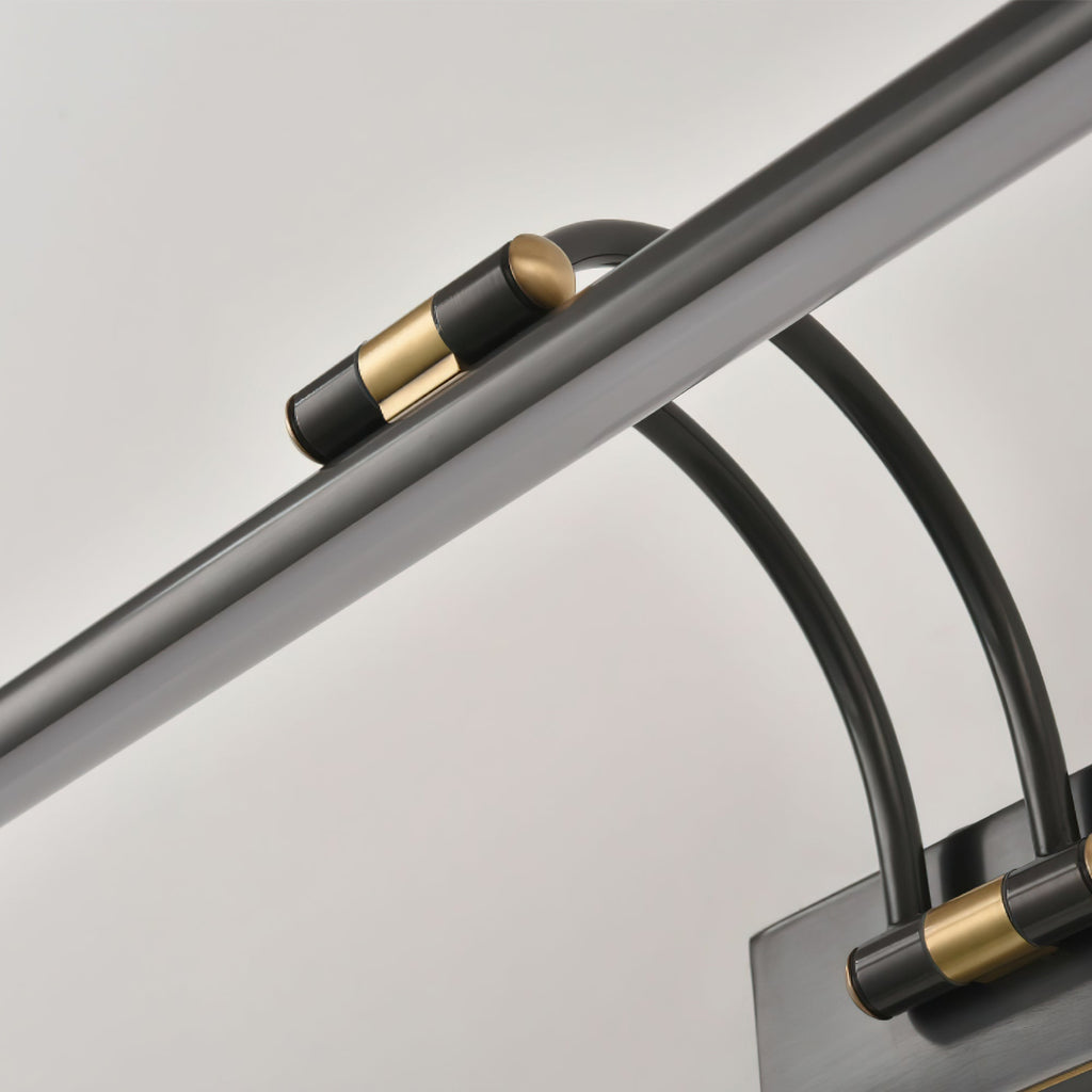 Fergus Linear Vanity Brass Wall Light
