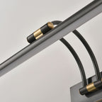 Fergus Linear Vanity Brass Wall Light